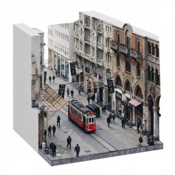 Güzel prompt
{
"prompt": "Create an ultra realistic isometric diorama based strictly on the uploa
