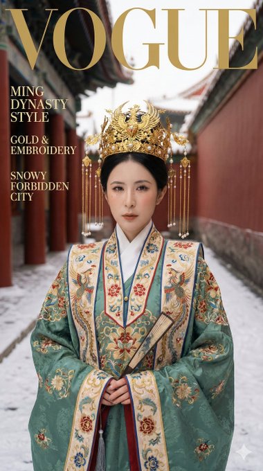 大唐盛世与巴黎写真照
Nano banana pro提示词:
生成一张 9:16 竖版「大唐盛世与巴黎」写实照片:以我上传的 FACE_REF Show more