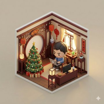 香蕉Pro做的这个3D微缩房间好火，可以根据以下元提示词来生成特定的主题和人物，提示词如下：

一个等距3D立方体形状的微缩房间（浅切面的真立方体；所有物品都严格包含在立方体内）。房间描述：[房间描述